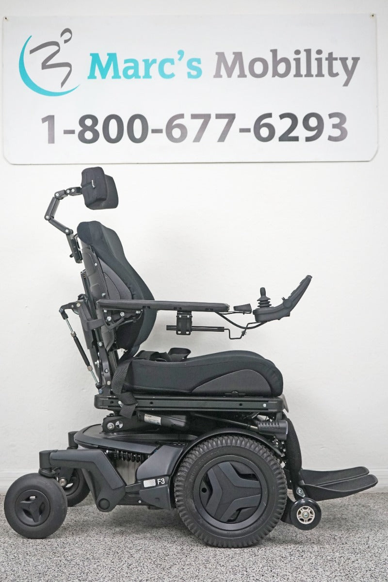 Permobil F3 Power Wheelchair 12" Seat Lift, Tilt, Recline & Legs - 8399