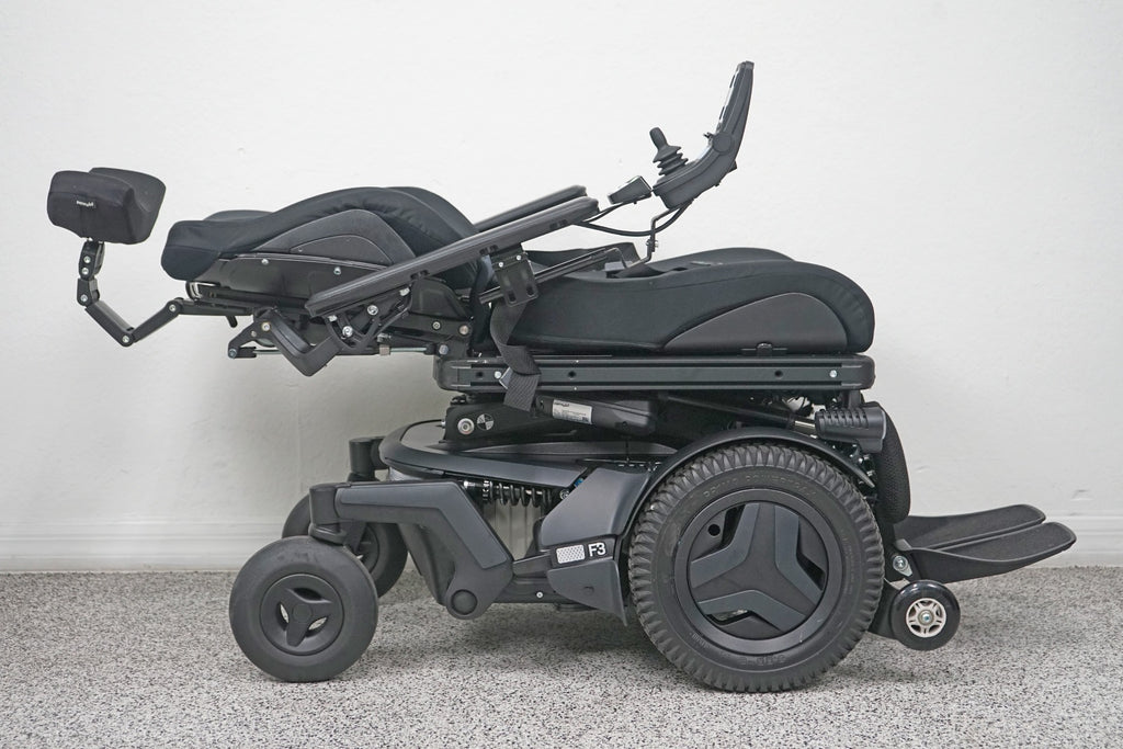 Permobil F3 Power Wheelchair 12" Seat Lift, Tilt, Recline & Legs - 8399