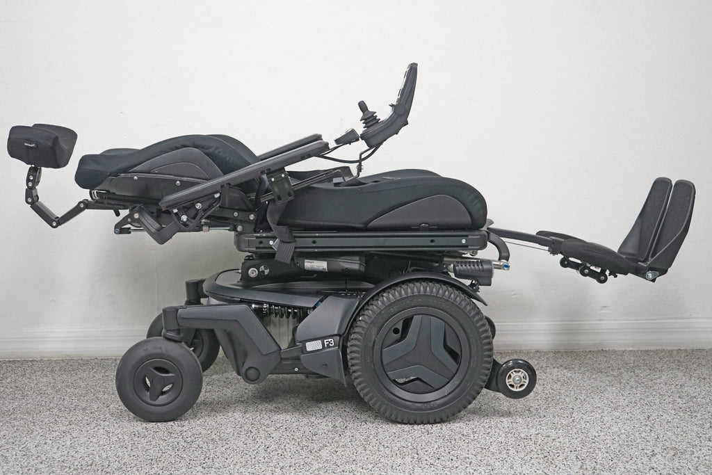 Permobil F3 Power Wheelchair 12" Seat Lift, Tilt, Recline & Legs - 8399