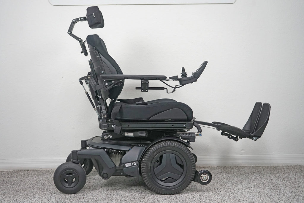 Permobil F3 Power Wheelchair 12" Seat Lift, Tilt, Recline & Legs - 8399