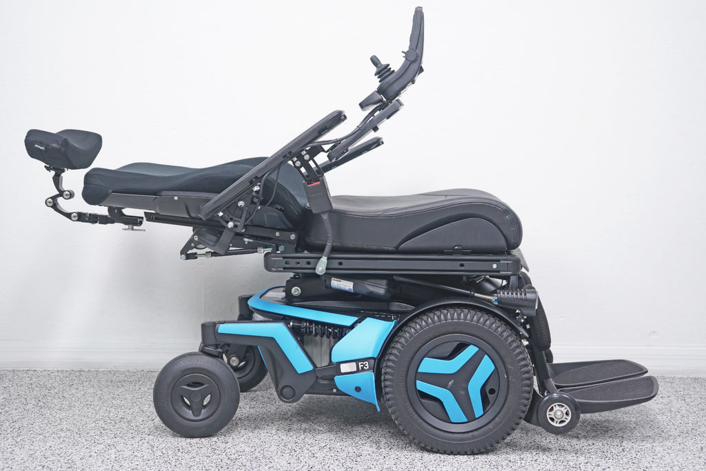 Permobil F3 Power Wheelchair 12" Seat Lift, Tilt, Recline & Legs - 8534