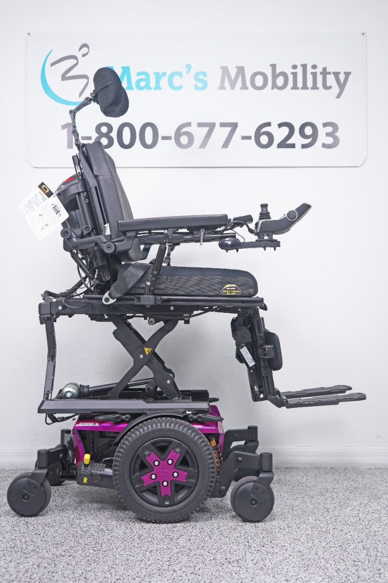 Quantum Edge 3 Power Wheelchair 12" iLevel Seat Lift, Tilt, Recline, Legs & Anterior Tilt - 8654
