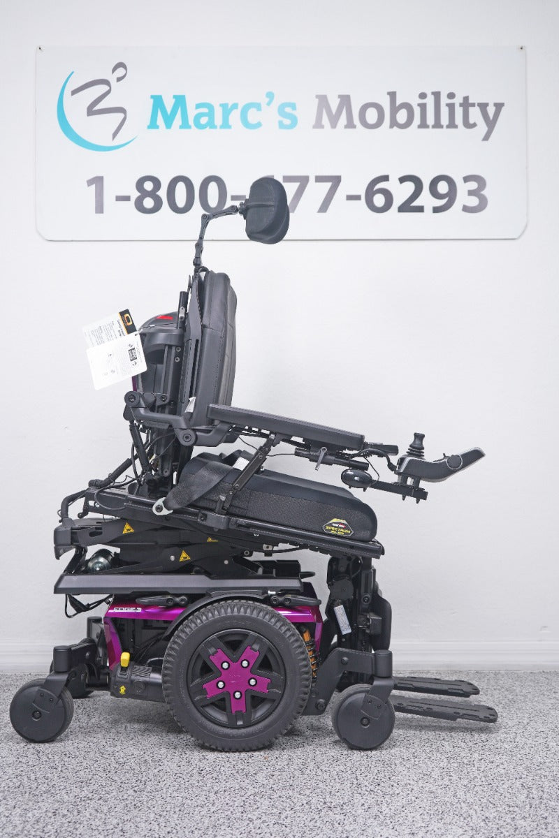 Quantum Edge 3 Power Wheelchair 12" iLevel Seat Lift, Tilt, Recline, Legs & Anterior Tilt - 8654