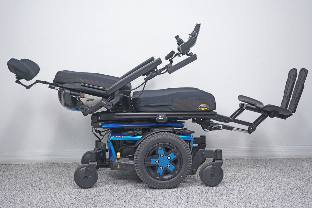 Quantum Edge 3 Power Wheelchair 12" iLevel Seat Lift, Tilt, Recline & Legs - 8699