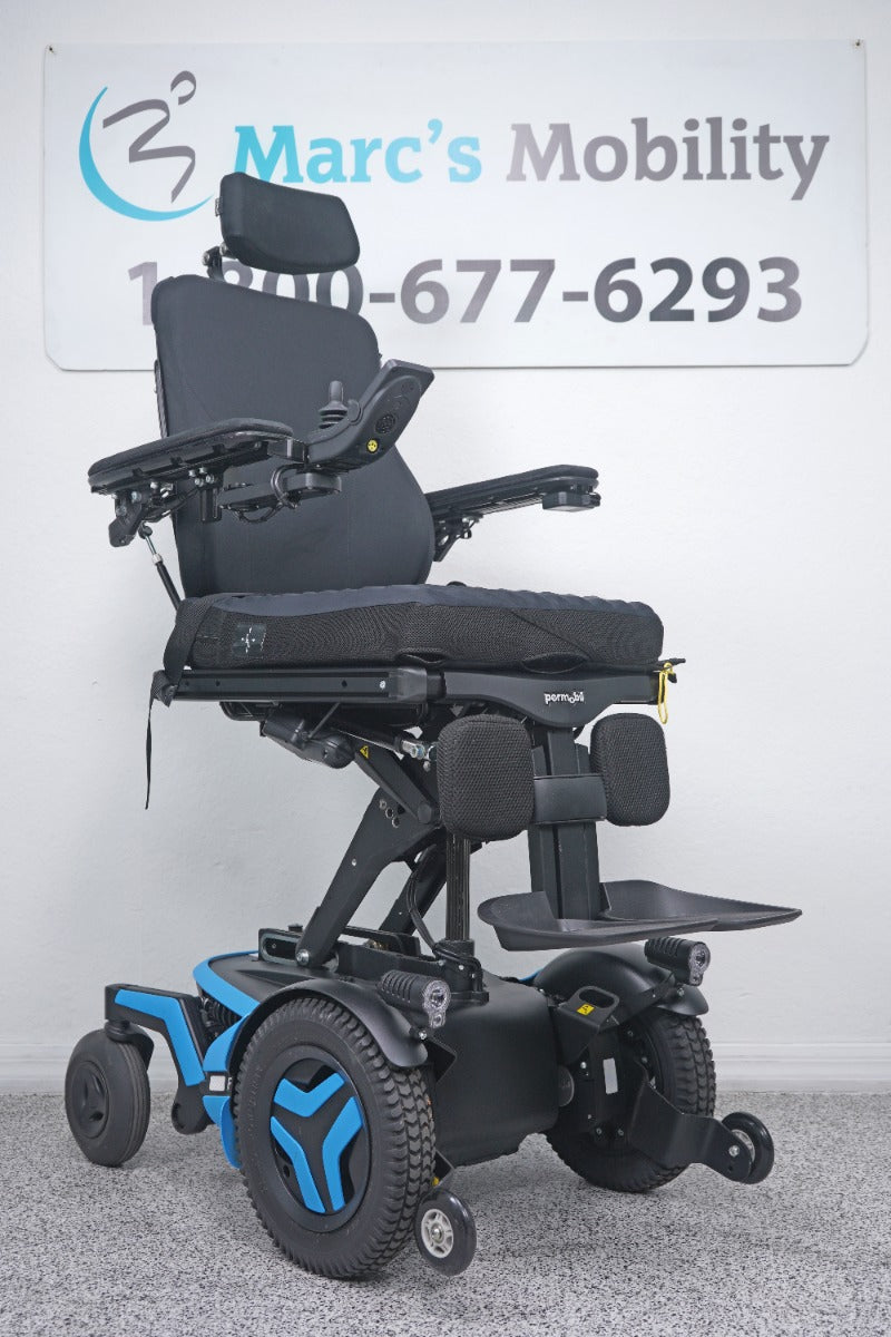 Permobil F3 Power Wheelchair 12" Seat Lift, Tilt, Recline, Legs & Anterior Tilt - 8672