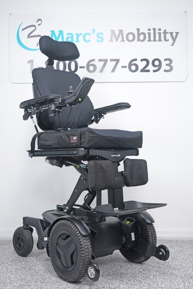 Permobil F3 Power Wheelchair 12" Seat Lift, Tilt, Recline, Legs & Anterior Tilt - 8703