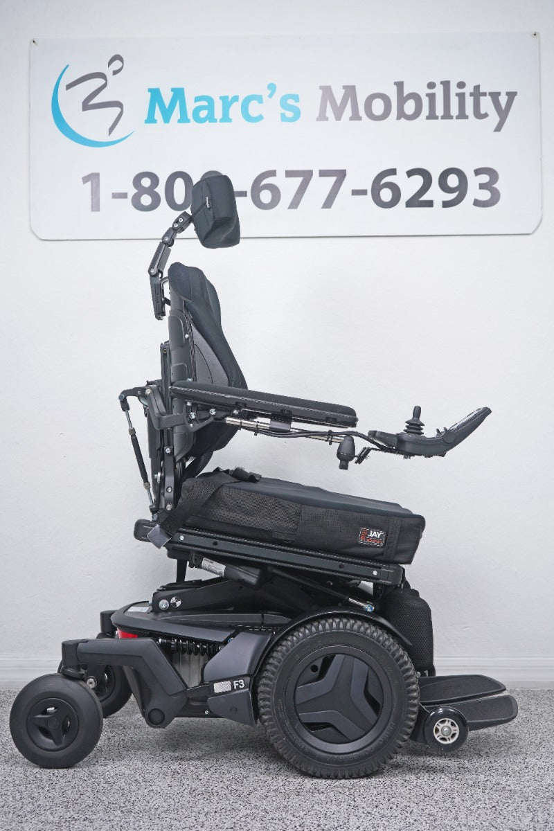 Permobil F3 Power Wheelchair 12" Seat Lift, Tilt, Recline, Legs & Anterior Tilt - 8703