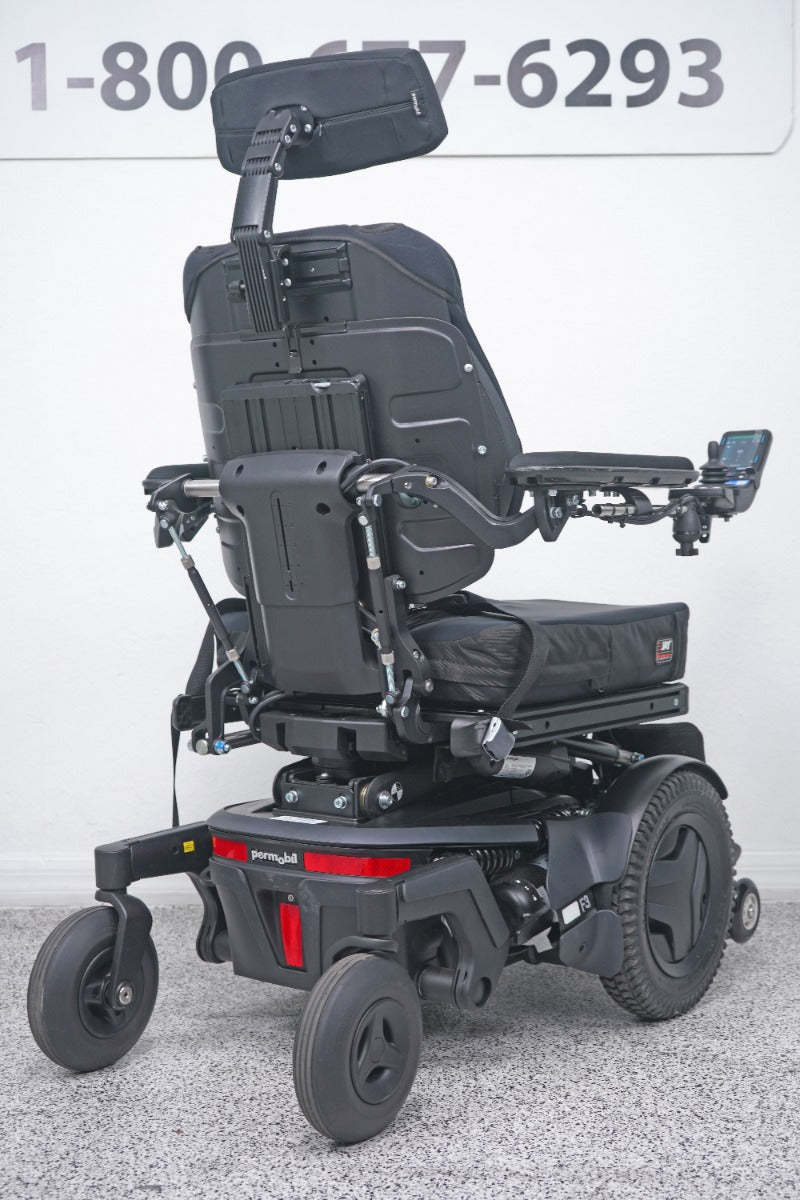 Permobil F3 Power Wheelchair 12" Seat Lift, Tilt, Recline, Legs & Anterior Tilt - 8703
