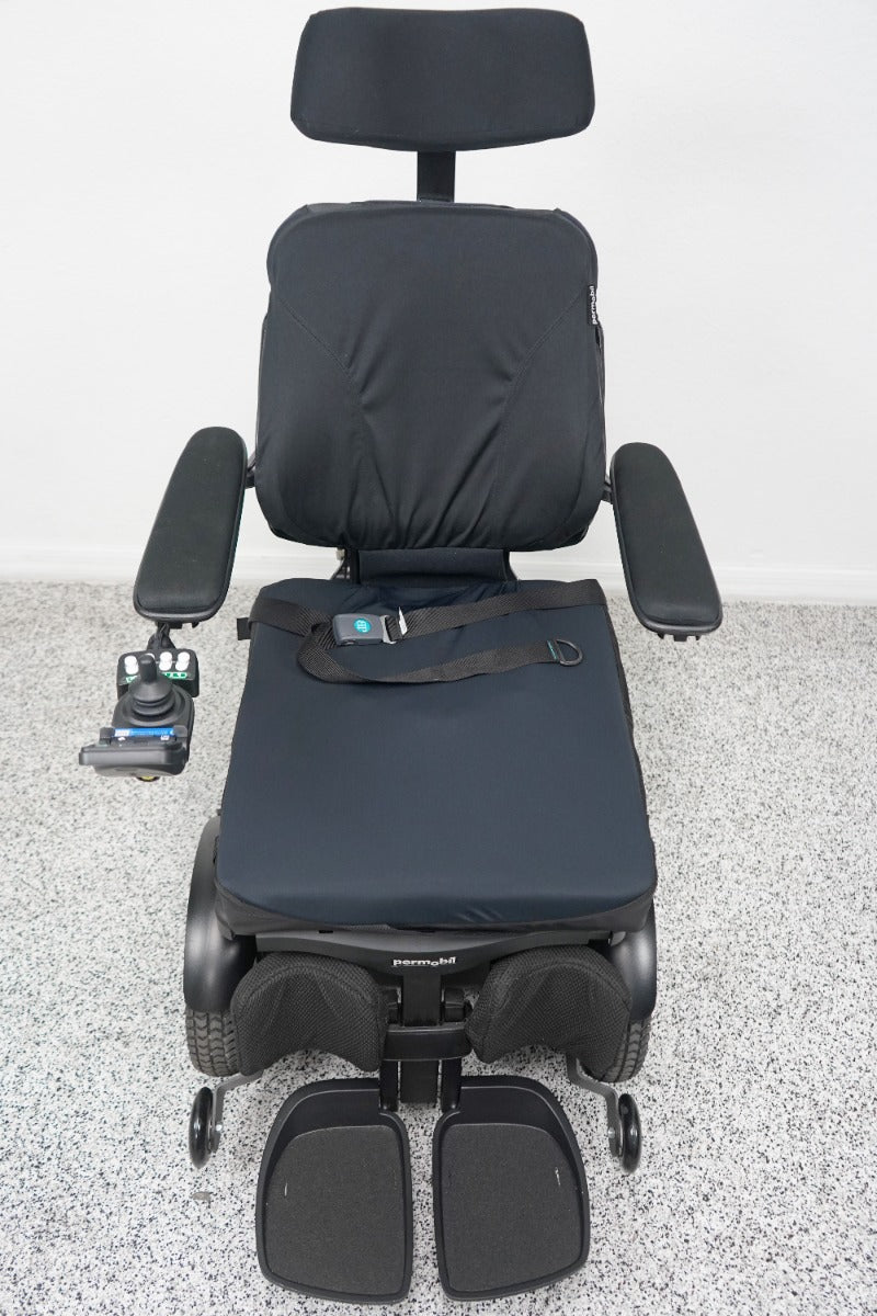 Permobil F3 Power Wheelchair 12" Seat Lift, Tilt, Recline, Legs & Anterior Tilt - 8703