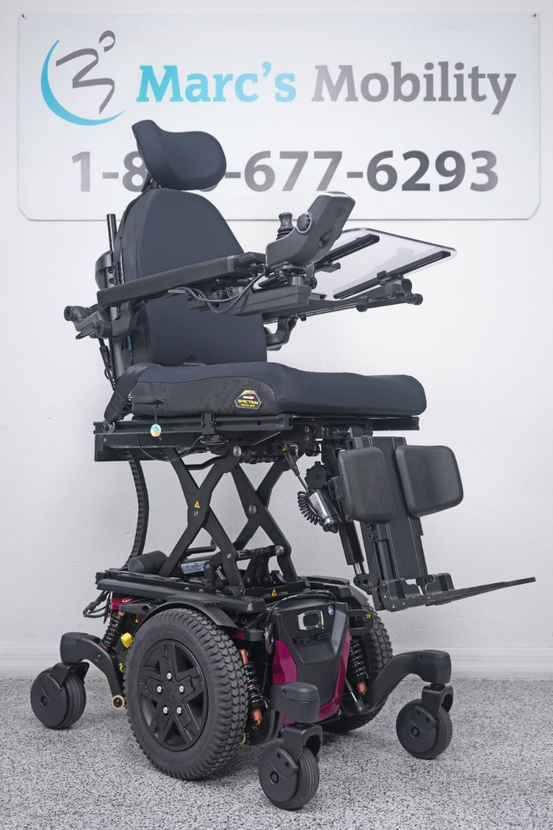 Quantum Edge 3 Stretto Power Wheelchair 12" iLevel Seat Lift, Tilt, Recline & Legs - 8713