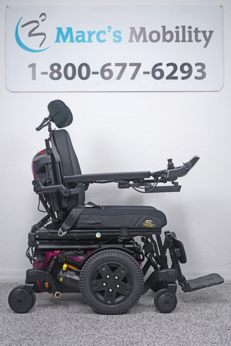 Quantum Edge 3 Stretto Power Wheelchair 12" iLevel Seat Lift, Tilt, Recline & Legs - 8713