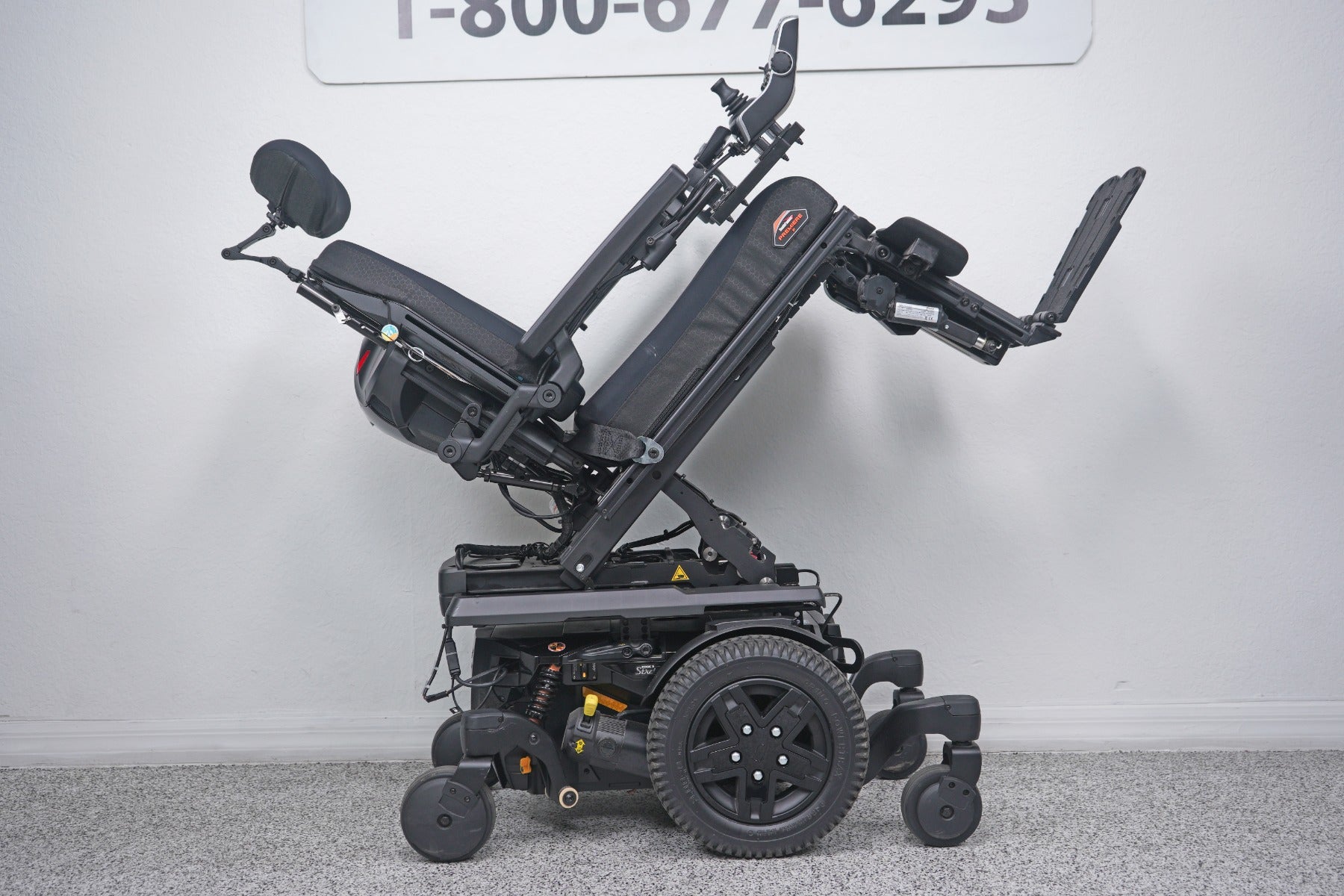 Quantum Edge 3 Stretto Power Wheelchair 12" iLevel Seat Lift, Tilt, Recline, Legs & Anterior Tilt - 8702