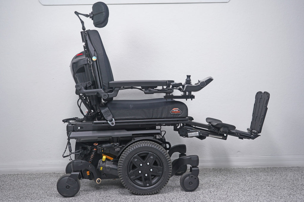Quantum Edge 3 Stretto Power Wheelchair 12" iLevel Seat Lift, Tilt, Recline, Legs & Anterior Tilt - 8702