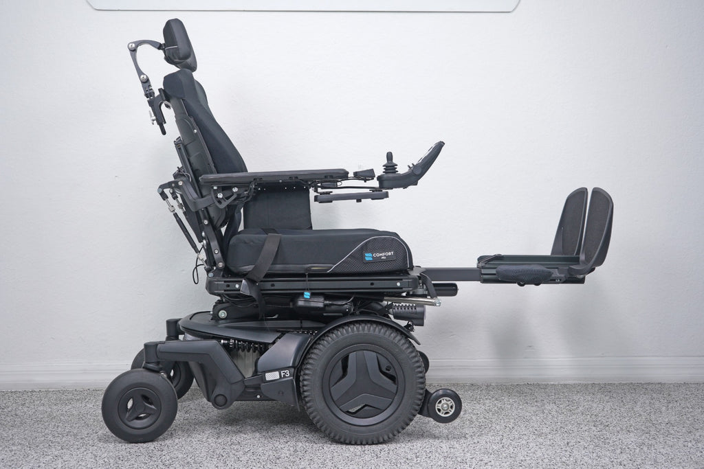 Permobil F3 Power Wheelchair 12" Seat Lift, Tilt, Recline, Legs & Anterior Tilt - 8536