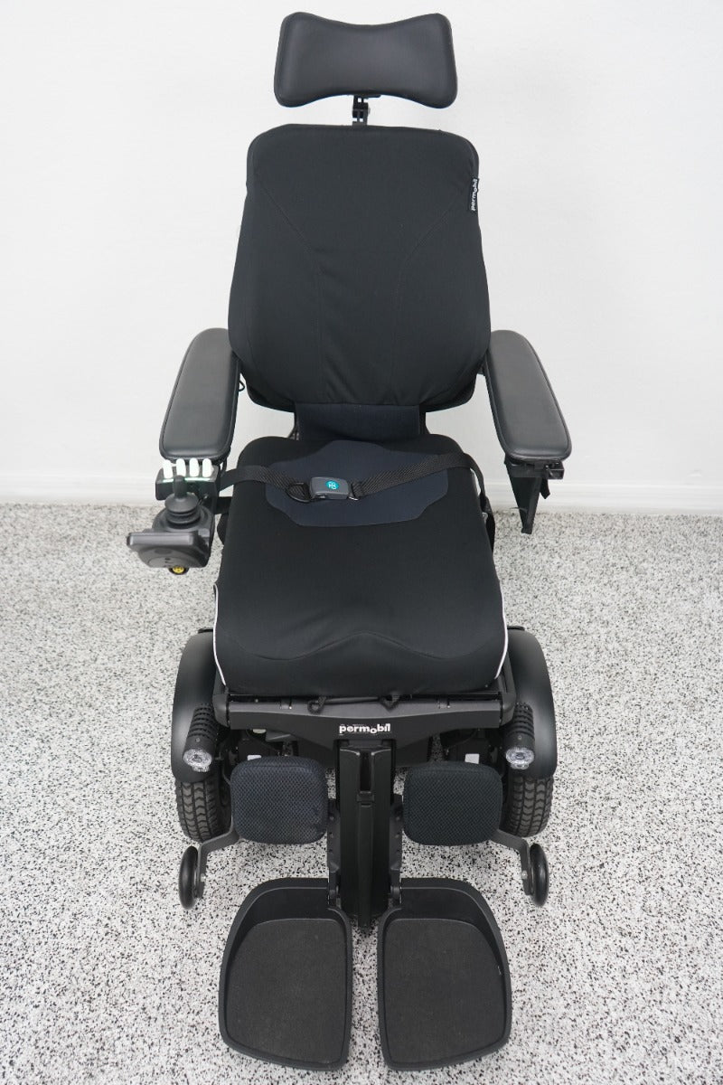 Permobil F3 Power Wheelchair 12" Seat Lift, Tilt, Recline, Legs & Anterior Tilt - 8536