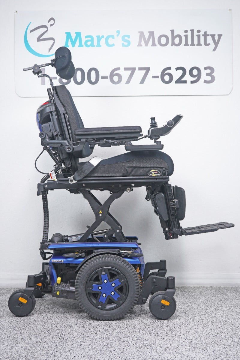 Quantum Edge 3 Power Wheelchair 12" iLevel Seat Lift, Tilt, Recline & Legs - 8758