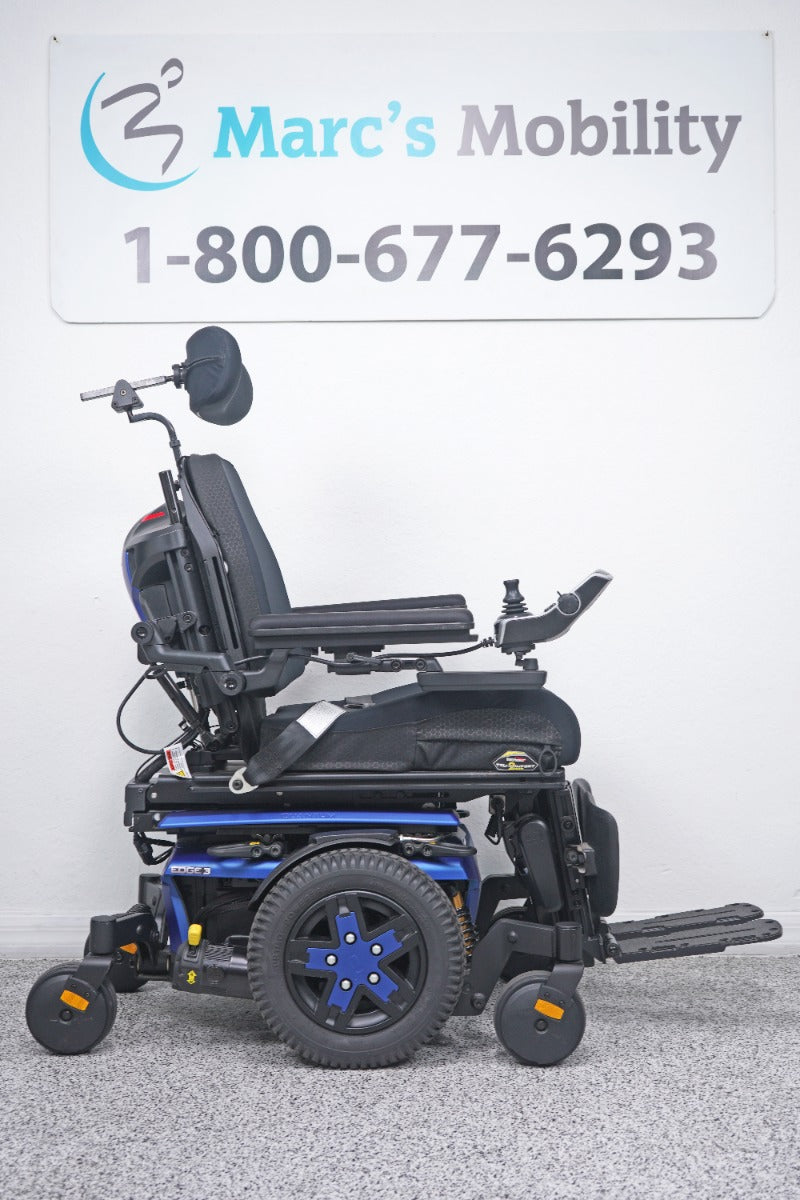 Quantum Edge 3 Power Wheelchair 12" iLevel Seat Lift, Tilt, Recline & Legs - 8758