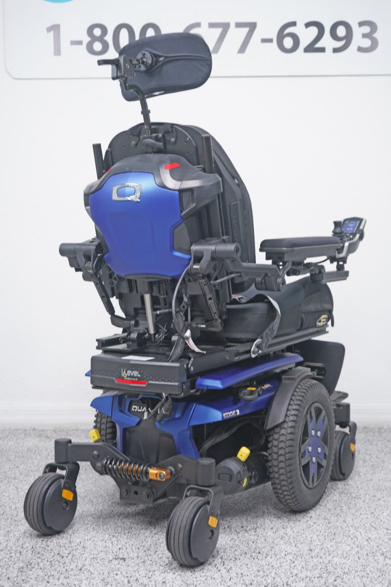 Quantum Edge 3 Power Wheelchair 12" iLevel Seat Lift, Tilt, Recline & Legs - 8758