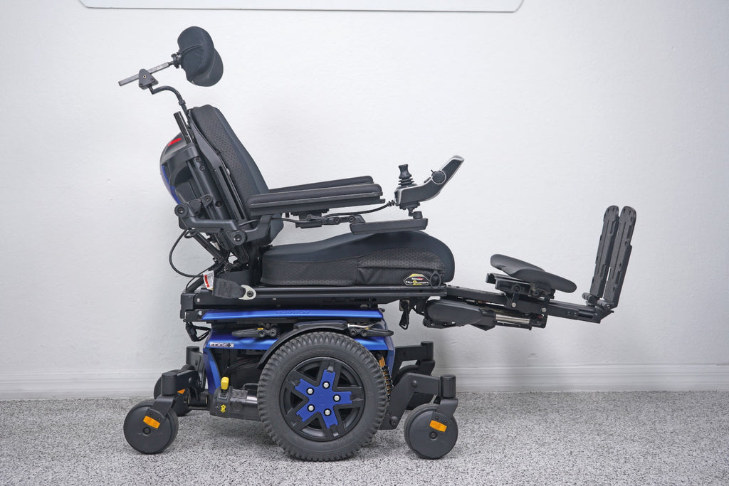 Quantum Edge 3 Power Wheelchair 12" iLevel Seat Lift, Tilt, Recline & Legs - 8758