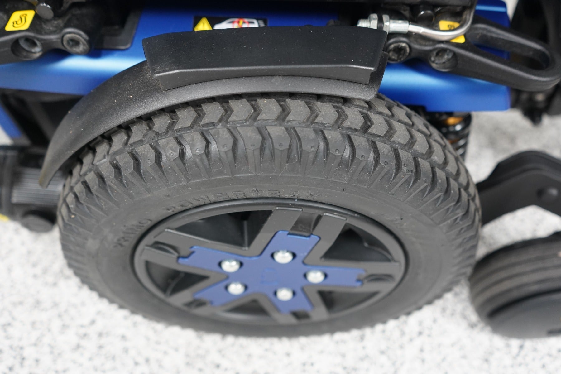 Quantum Edge 3 Power Wheelchair 12" iLevel Seat Lift, Tilt, Recline & Legs - 8758