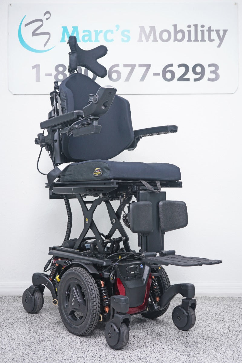Quantum Edge 3 Stretto Power Wheelchair 12" iLevel Seat Lift, Tilt, Recline & Legs - 8811