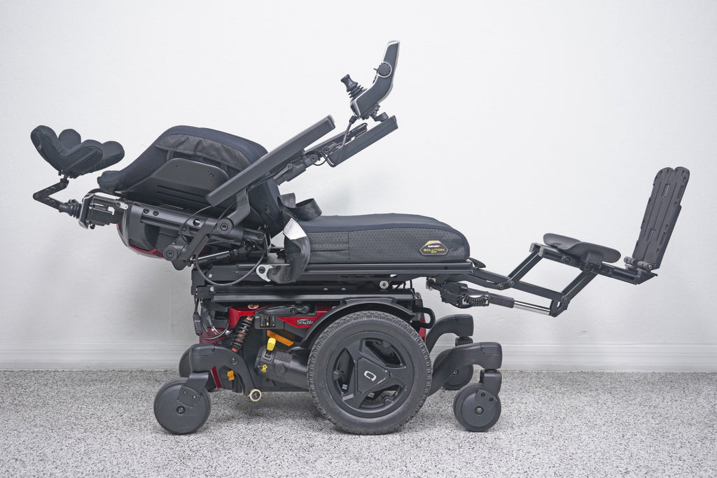 Quantum Edge 3 Stretto Power Wheelchair 12" iLevel Seat Lift, Tilt, Recline & Legs - 8811