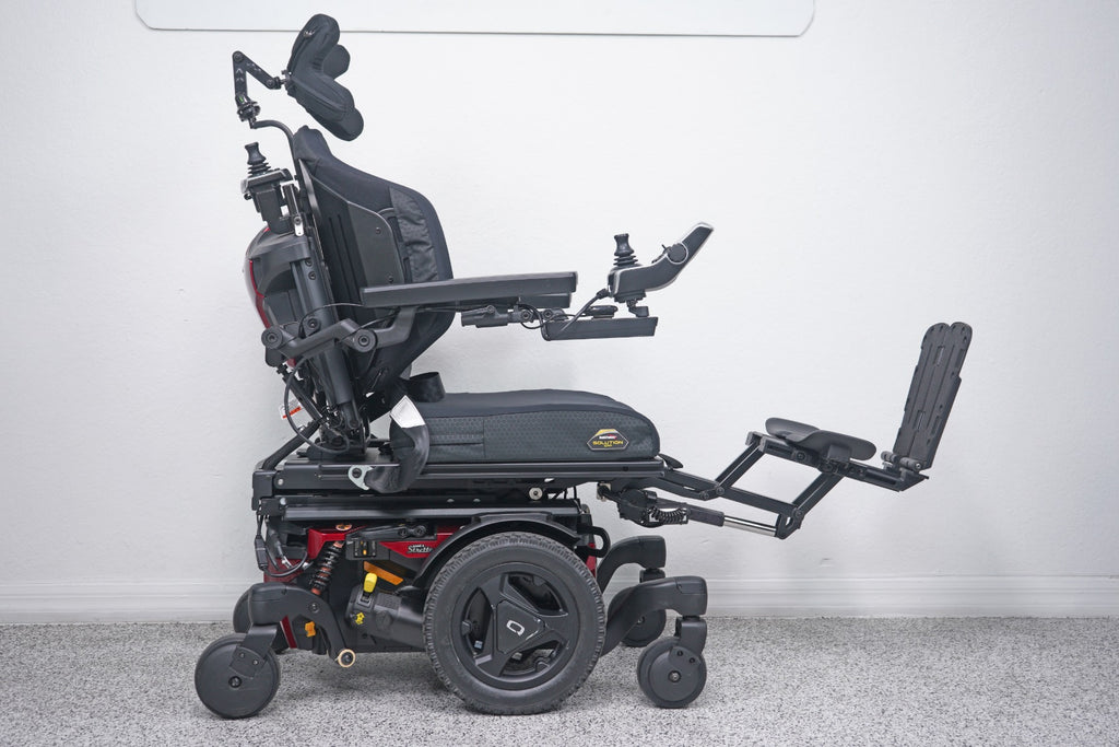 Quantum Edge 3 Stretto Power Wheelchair 12" iLevel Seat Lift, Tilt, Recline & Legs - 8811