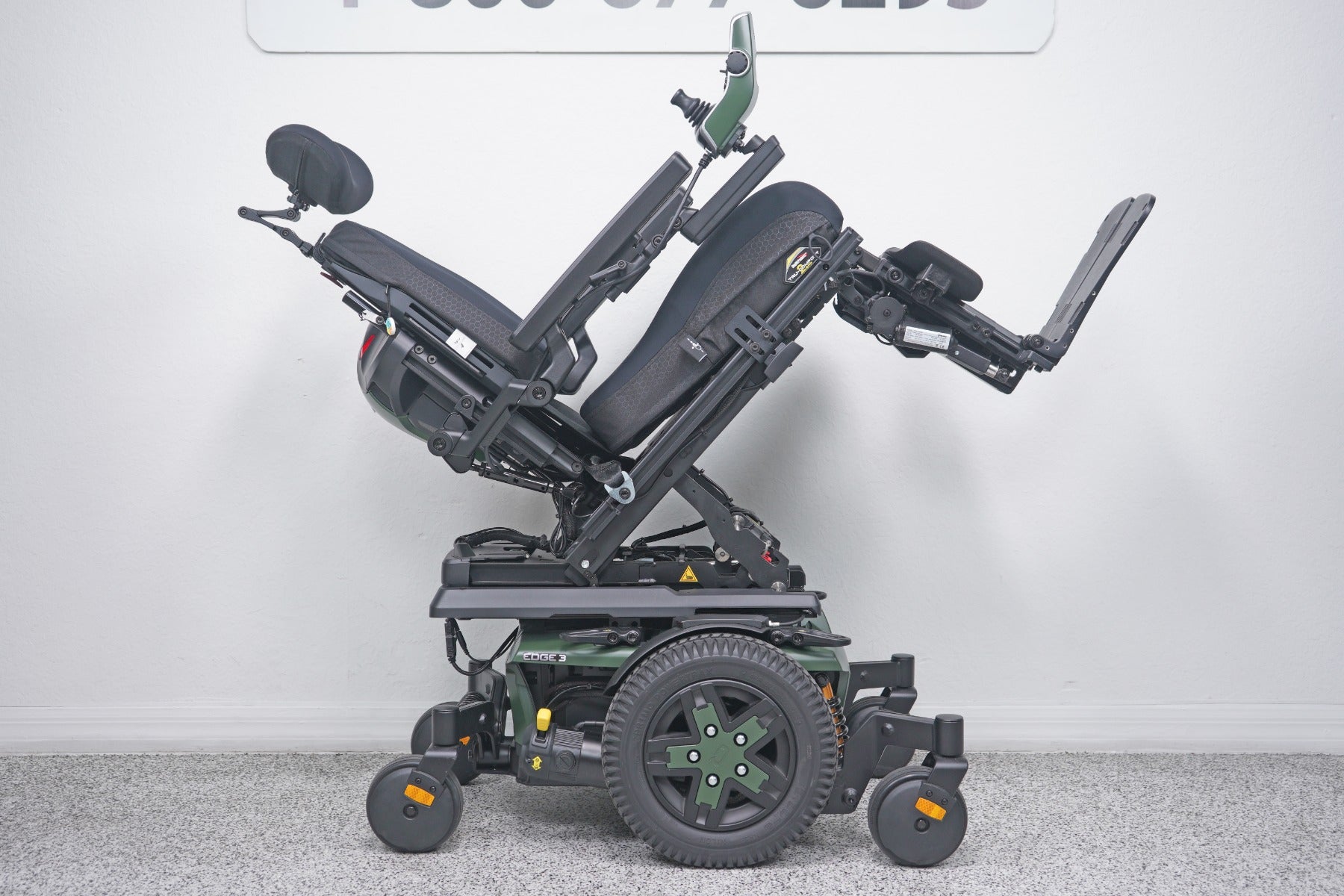 Quantum Edge 3 Power Wheelchair 12" iLevel Seat Lift, Tilt, Recline, Legs & Anterior Tilt - 8817