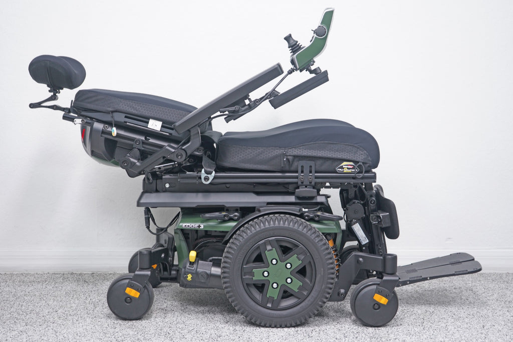 Quantum Edge 3 Power Wheelchair 12" iLevel Seat Lift, Tilt, Recline, Legs & Anterior Tilt - 8817