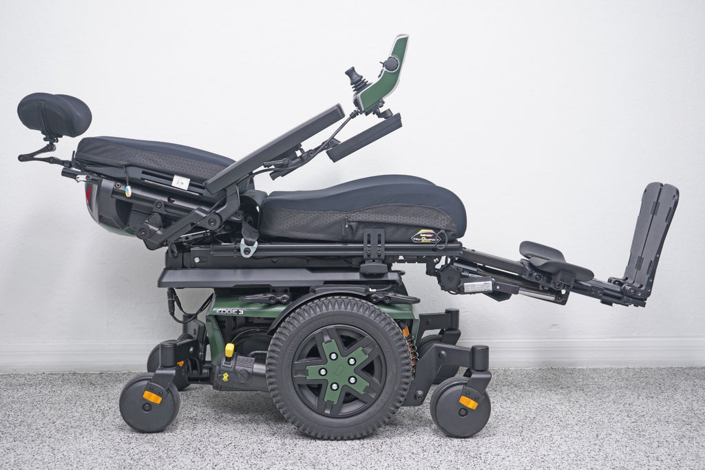 Quantum Edge 3 Power Wheelchair 12" iLevel Seat Lift, Tilt, Recline, Legs & Anterior Tilt - 8817