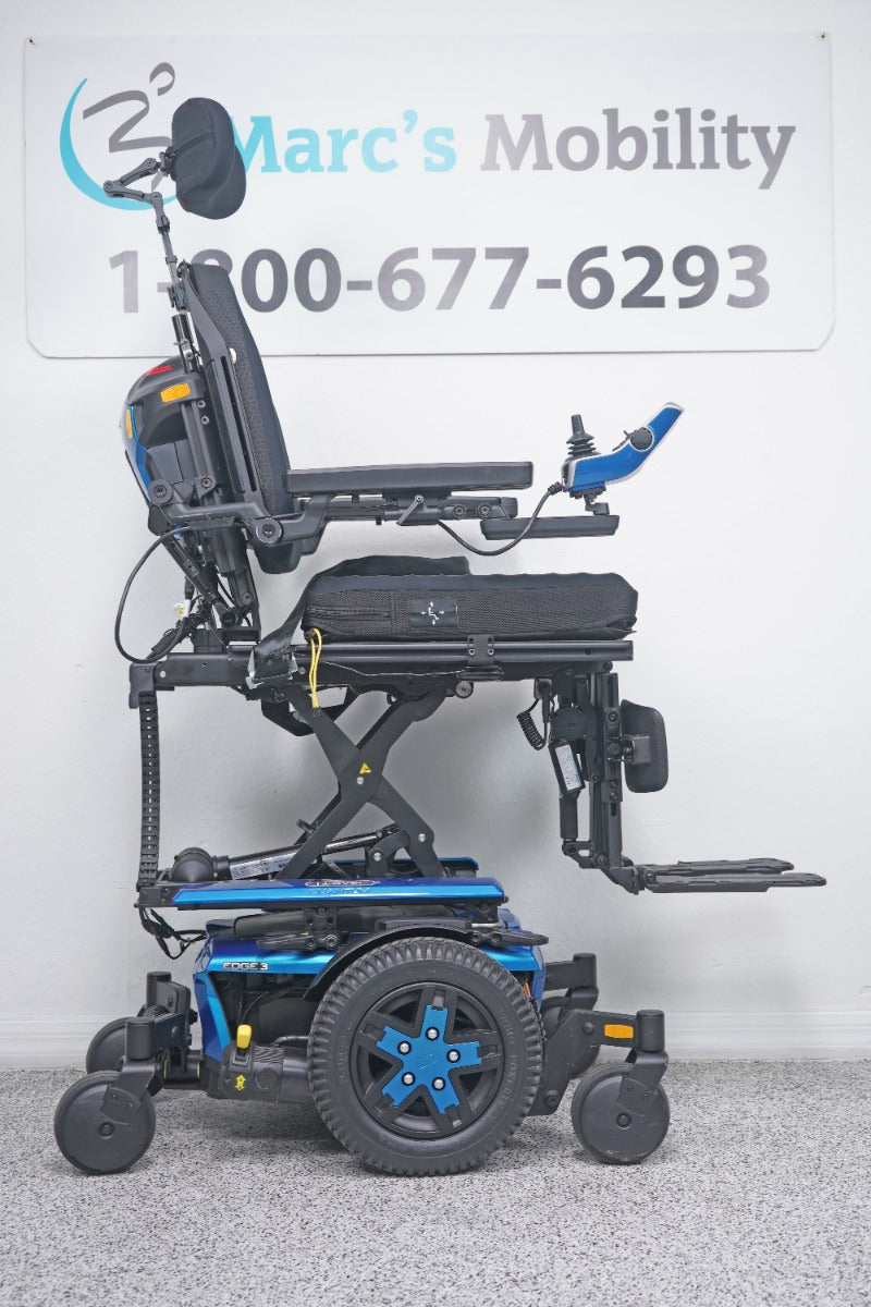 Quantum Edge 3 Power Wheelchair 12" iLevel Seat Lift, Tilt, Recline & Legs - 8761