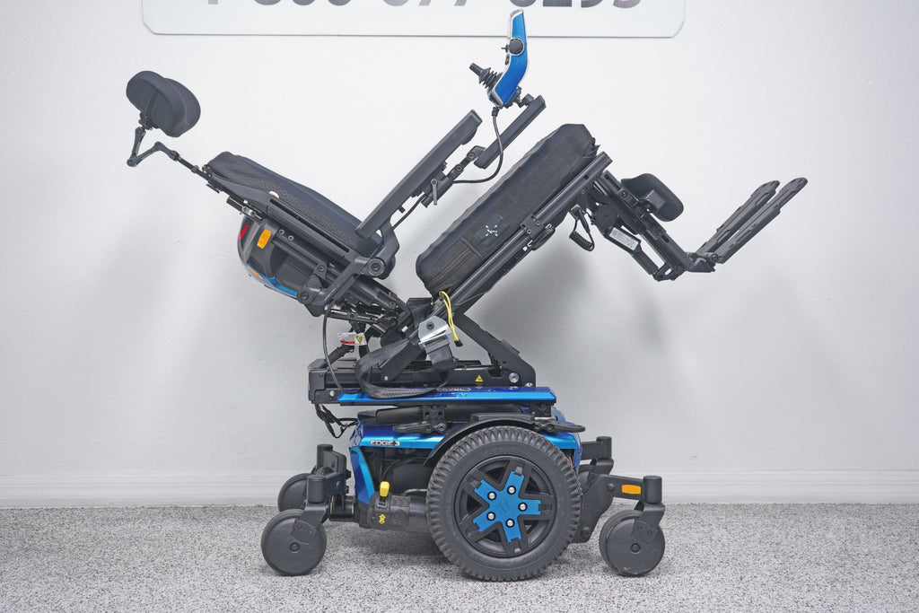 Quantum Edge 3 Power Wheelchair 12" iLevel Seat Lift, Tilt, Recline & Legs - 8761