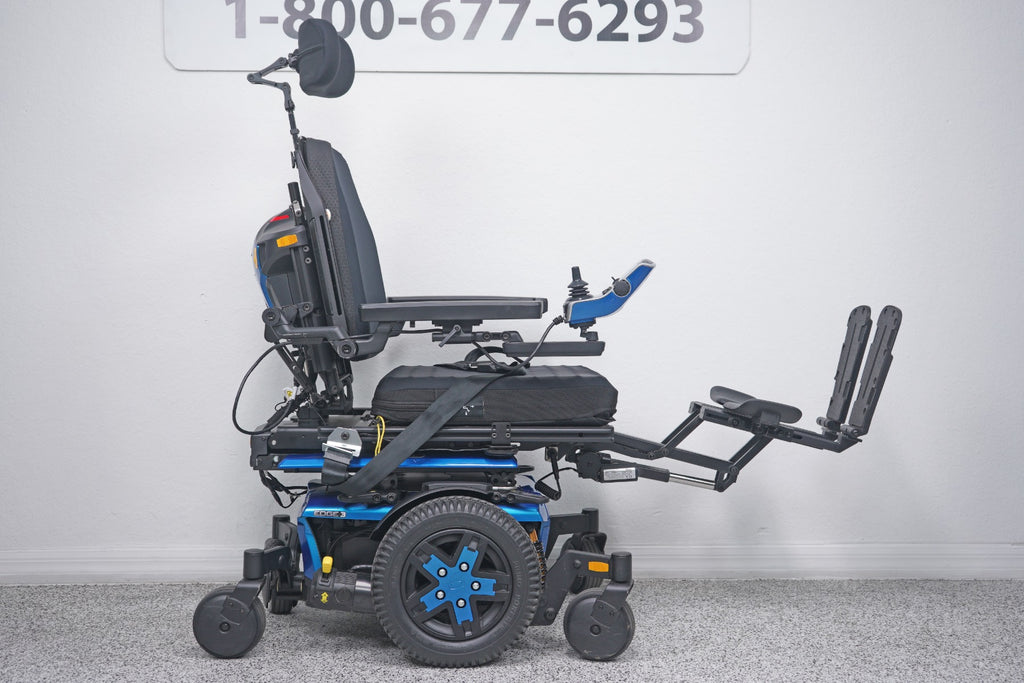 Quantum Edge 3 Power Wheelchair 12" iLevel Seat Lift, Tilt, Recline & Legs - 8761