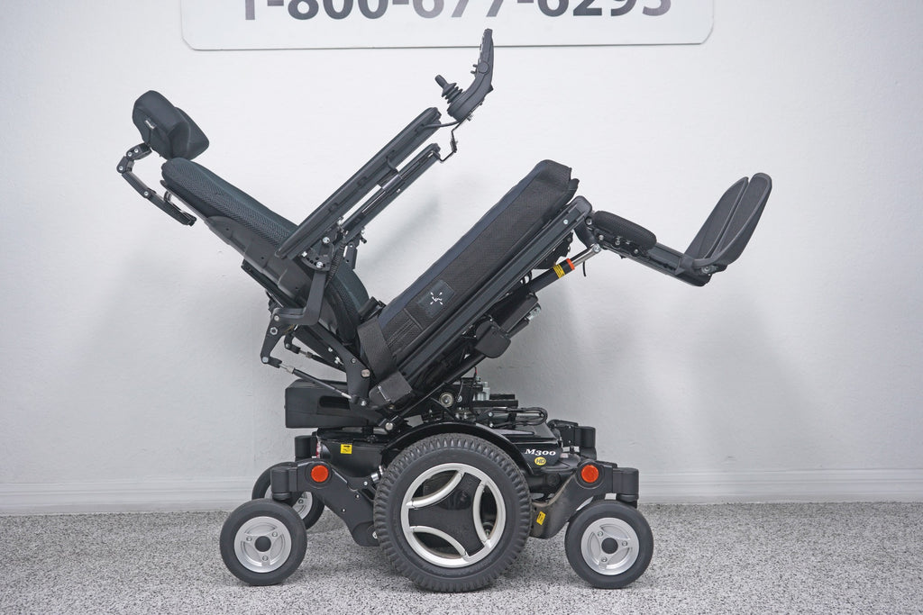 Permobil M300 HD Power Wheelchair Seat Lift, Tilt, Recline & Legs - 8864