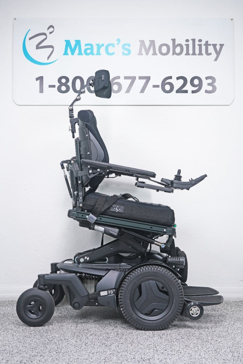 Permobil F3 Power Wheelchair 12" Seat Lift, Tilt, Recline, Legs & Anterior Tilt - 8918