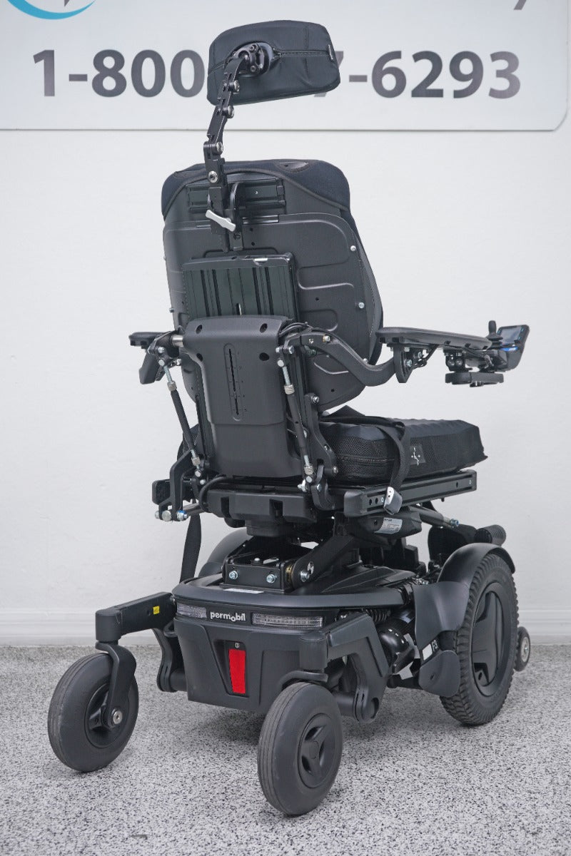 Permobil F3 Power Wheelchair 12" Seat Lift, Tilt, Recline, Legs & Anterior Tilt - 8918