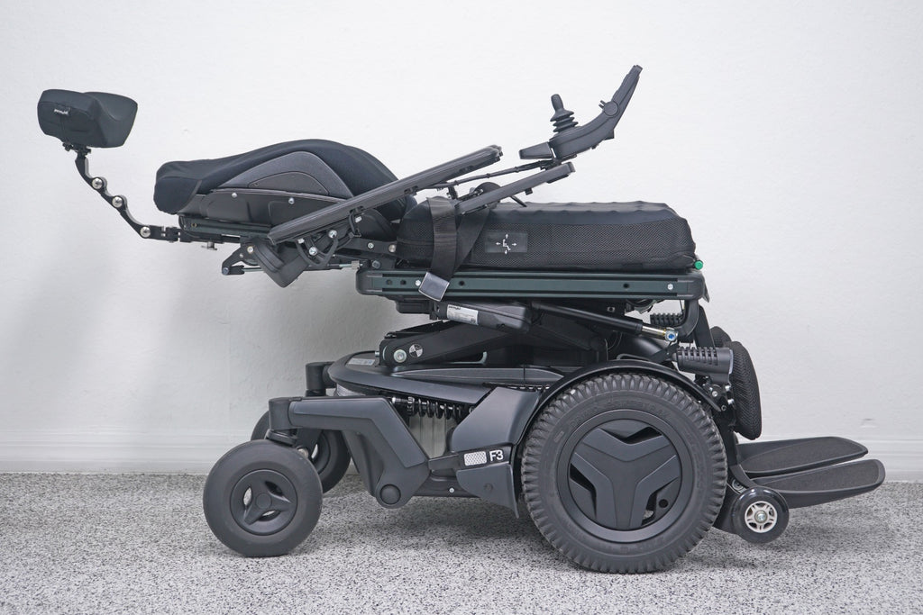 Permobil F3 Power Wheelchair 12" Seat Lift, Tilt, Recline, Legs & Anterior Tilt - 8918