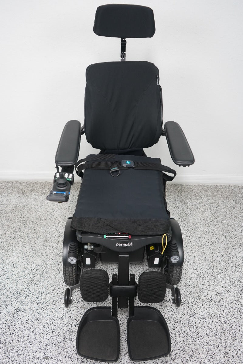 Permobil F3 Power Wheelchair 12" Seat Lift, Tilt, Recline, Legs & Anterior Tilt - 8918
