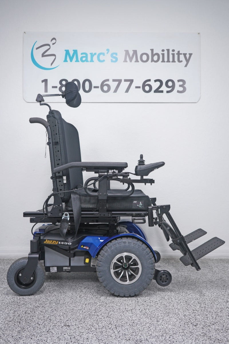 Jazzy 1450 Heavy Duty Power Wheelchair with Tilt - 8886