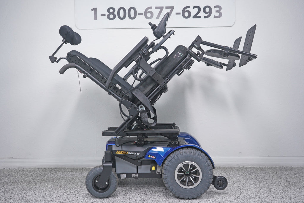 Jazzy 1450 Heavy Duty Power Wheelchair with Tilt - 8886