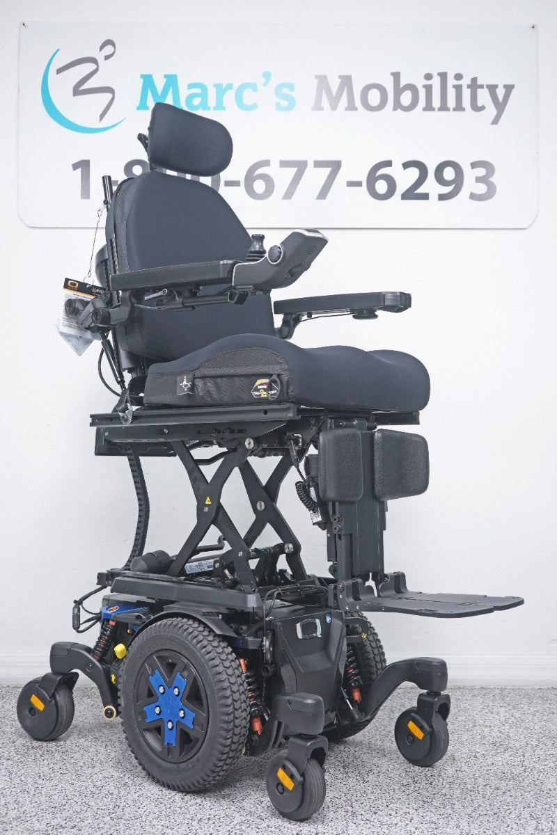 Quantum Edge 3 Stretto Power Wheelchair 12" iLevel Seat Lift, Tilt, Recline & Legs - 8984