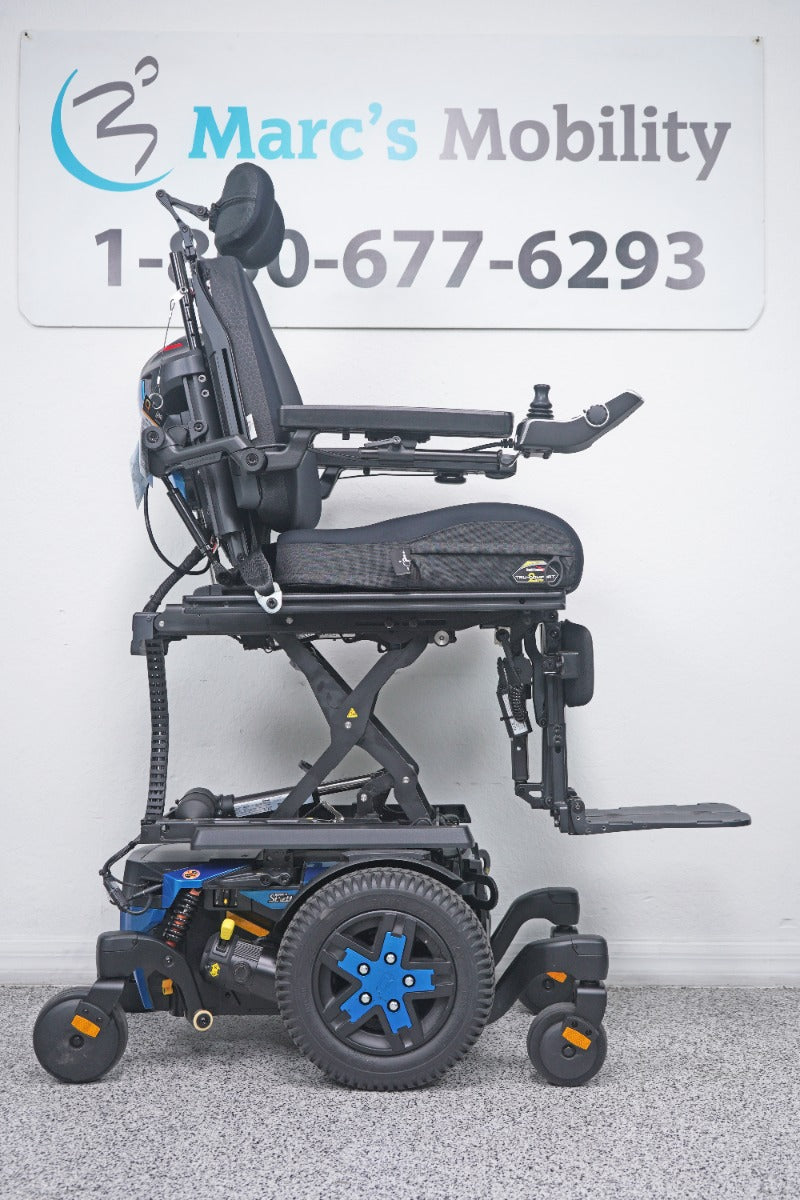 Quantum Edge 3 Stretto Power Wheelchair 12" iLevel Seat Lift, Tilt, Recline & Legs - 8984