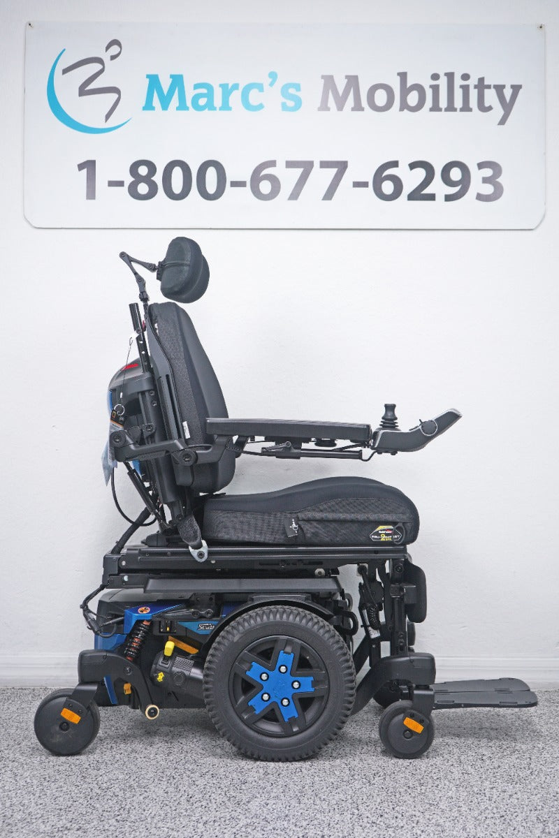 Quantum Edge 3 Stretto Power Wheelchair 12" iLevel Seat Lift, Tilt, Recline & Legs - 8984