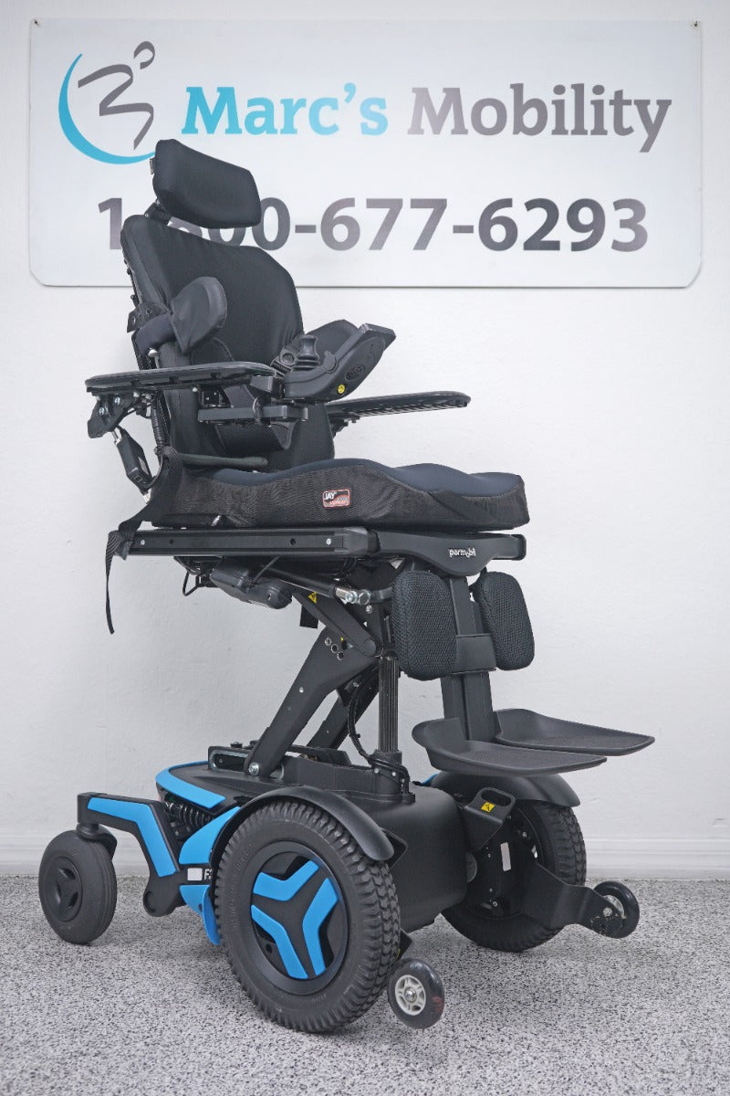 Permobil F3 Power Wheelchair 12" Seat Lift, Tilt, Recline, Legs & Anterior Tilt - 8947