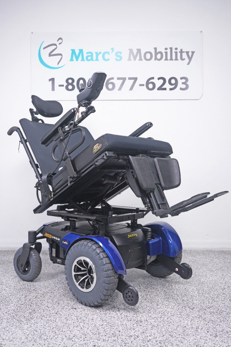 Jazzy 1450 Heavy Duty Power Wheelchair Tilt & Legs - 8942