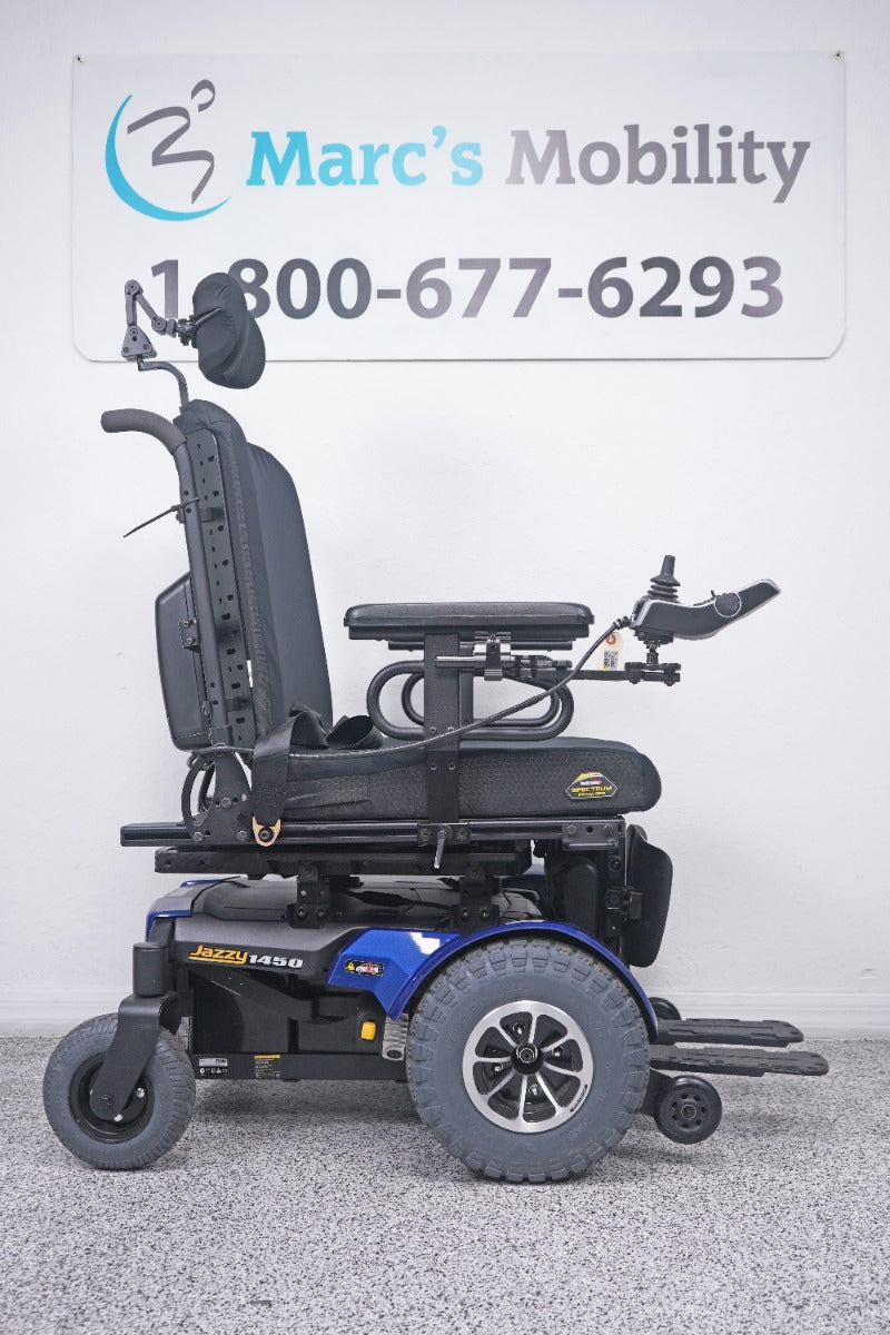 Jazzy 1450 Heavy Duty Power Wheelchair Tilt & Legs - 8942