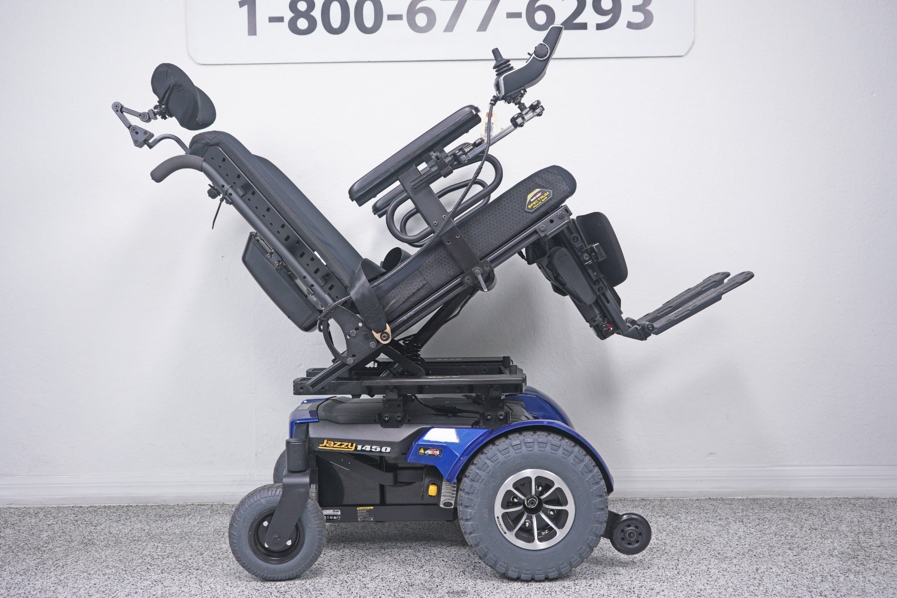 Jazzy 1450 Heavy Duty Power Wheelchair Tilt & Legs - 8942
