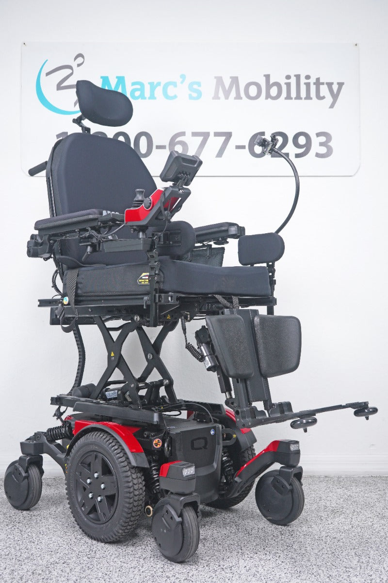 Quantum Edge 4 Power Wheelchair 12" iLevel Seat Lift, Tilt, Recline & Legs - 9017