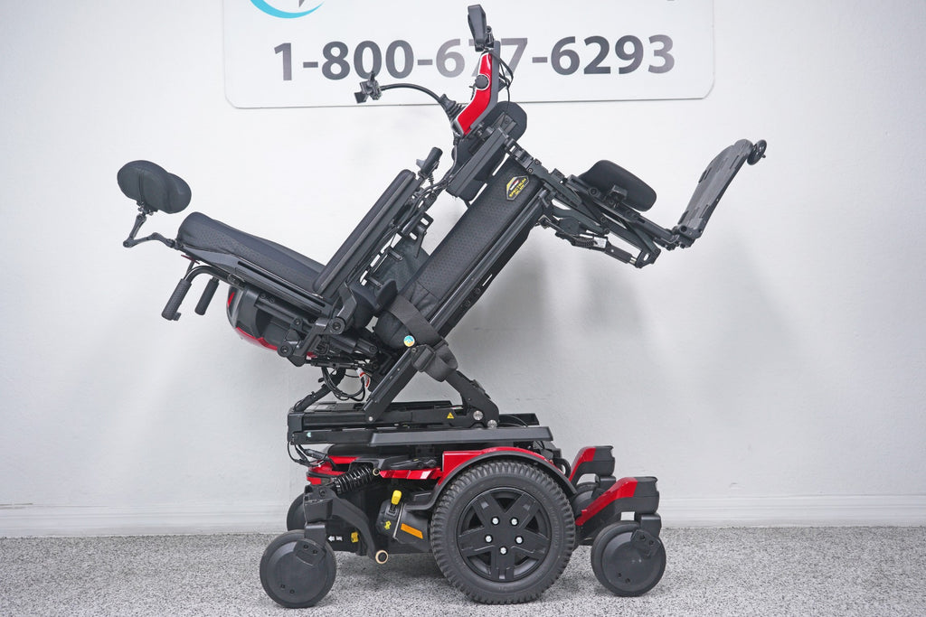 Quantum Edge 4 Power Wheelchair 12" iLevel Seat Lift, Tilt, Recline & Legs - 9017