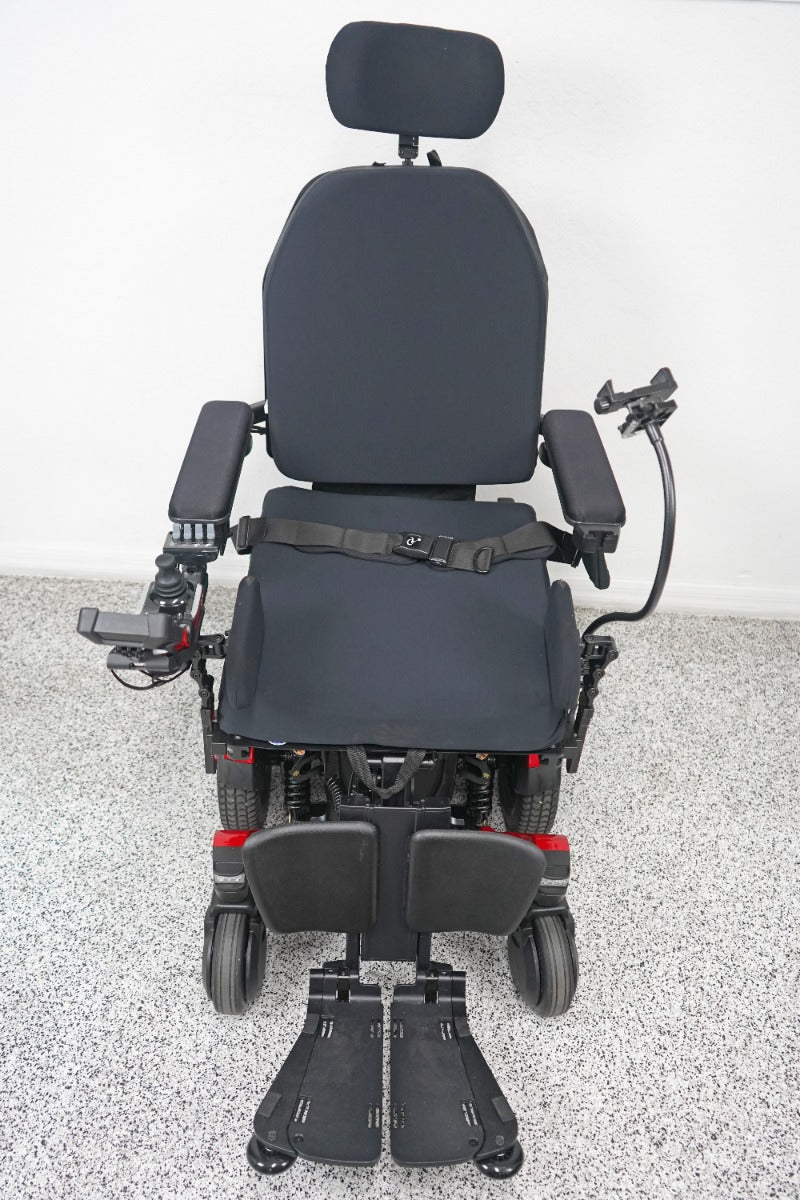 Quantum Edge 4 Power Wheelchair 12" iLevel Seat Lift, Tilt, Recline & Legs - 9017